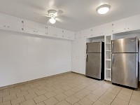 Kitchen and dining area