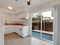 Kitchen / Doors to patio