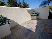 Private patio