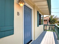 Front door & deck