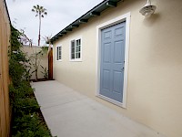 Side Patio off of garage