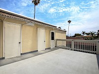 Back deck and storage closets