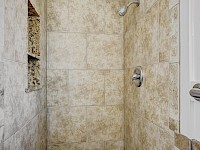 North bathroom shower stall