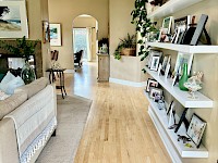 Entry with built in shelving