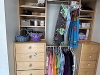 Built ins 2nd bedroom closet