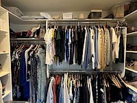 Master bedroom closet