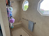Master bathroom walk in shower