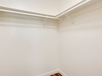 West bedroom walk in closet