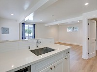 Kitchen w view to living area