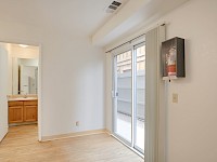 Sliding doors to side patio