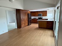 Family Room into kitchen