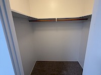 Hall bedroom 1 walk in closet
