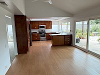Family room into kitchen