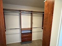 Master walk in closet