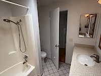 Hallway full bathroom